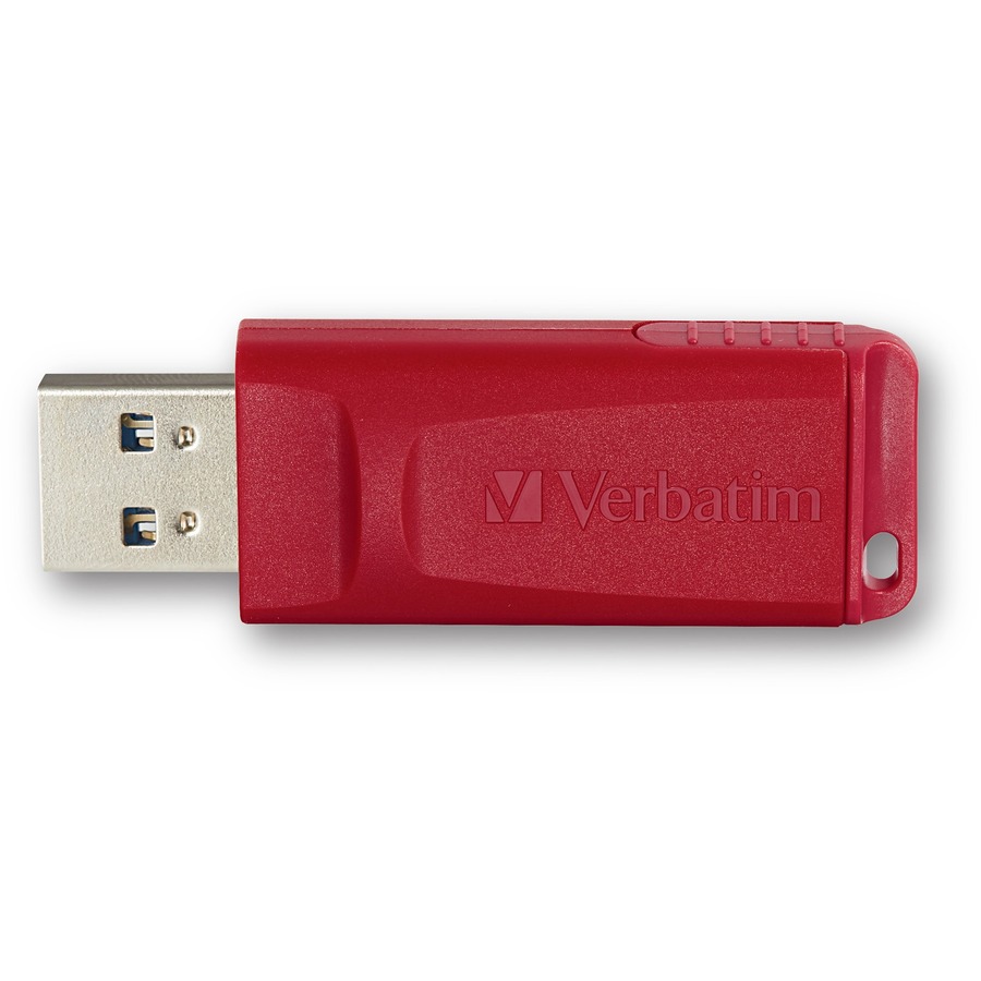 amatør virksomhed Forge Verbatim Store 'n' Go USB Flash Drives - 16 GB - USB 2.0 - Red - Lifetime  Warranty - 4 / Carton