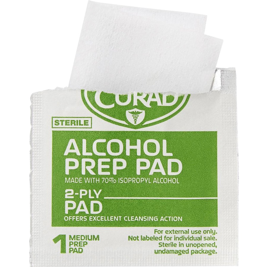 Curad alcohol deals prep pad