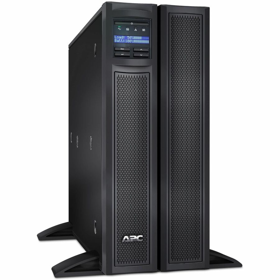 APC Smart-UPS X, Line Interactive, 3kVA, Rack/tower convertible 4U, 100V-127V, 6x 5-15R+3x 5-20R+1x L5-30R NEMA, NMC, Extended runtime,Short depth [TAA]