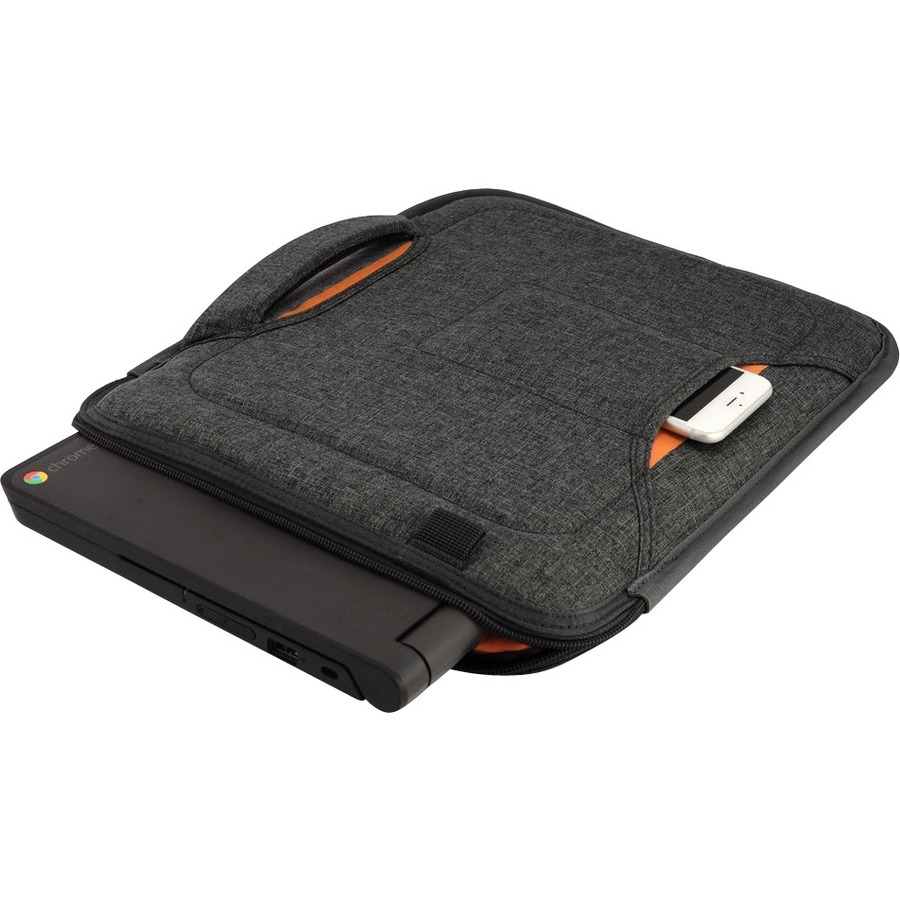 Higher Ground Flak Jacket Carrying Case (Sleeve) for 13" to 14" Apple Macbook, Microsoft Surface Pro, Chromebook - Gray