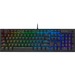 CORSAIR K60 RGB PRO Mechanical Gaming Keyboard - Cherry Viola - Black - Cable Connectivity - USB 3.0, USB 3.1 Type A Interface - 104 Key - English (North America) - Desktop Computer - Mechanical Keyswitch - Black