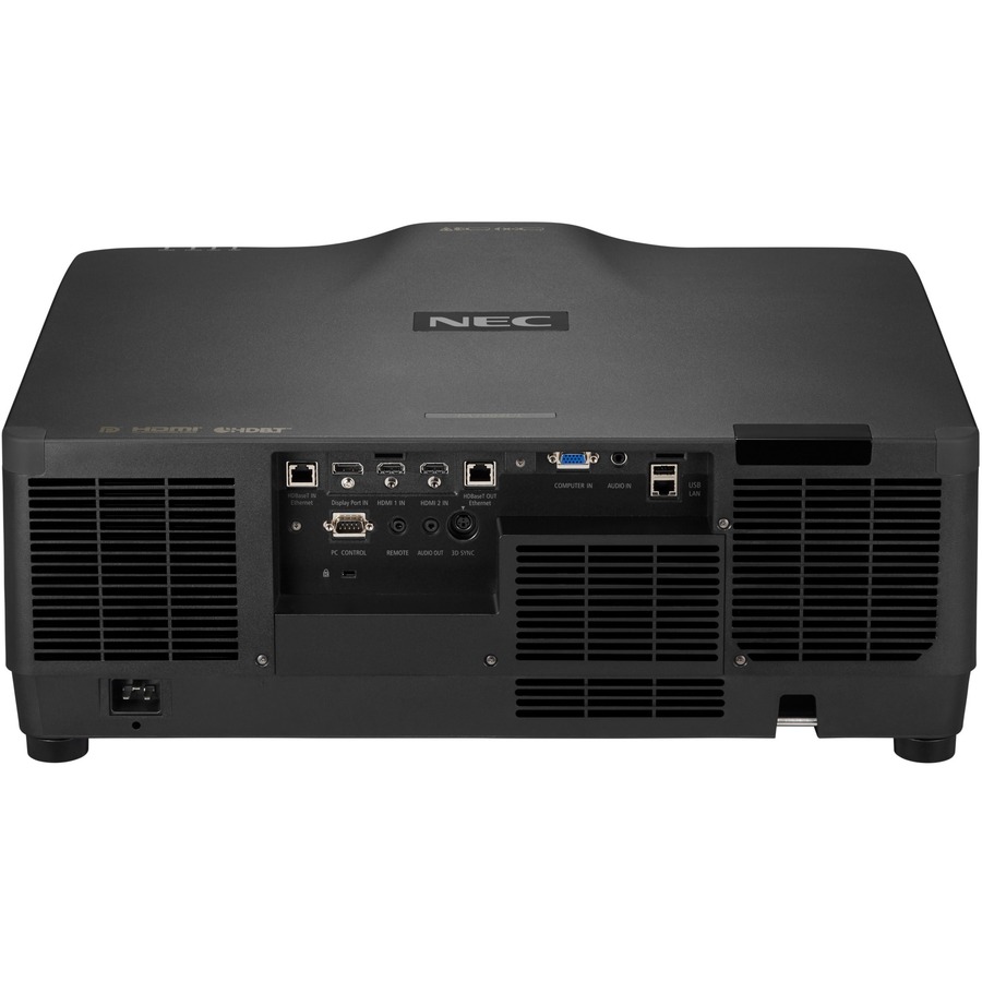 Sharp NEC Display NP-PA804UL-B-41 3D Ready LCD Projector - 16:10 - Wall Mountable - Black