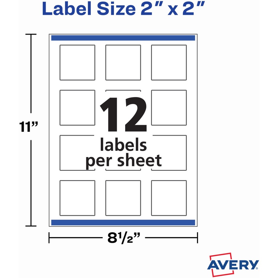 Avery Adhesive Printable Vinyl Signs - 5 inch Width x 7 inch Length - Permanent Adhesive - Rectangle - Laser - Yellow - Vinyl - 1 / Sheet - 15 Total