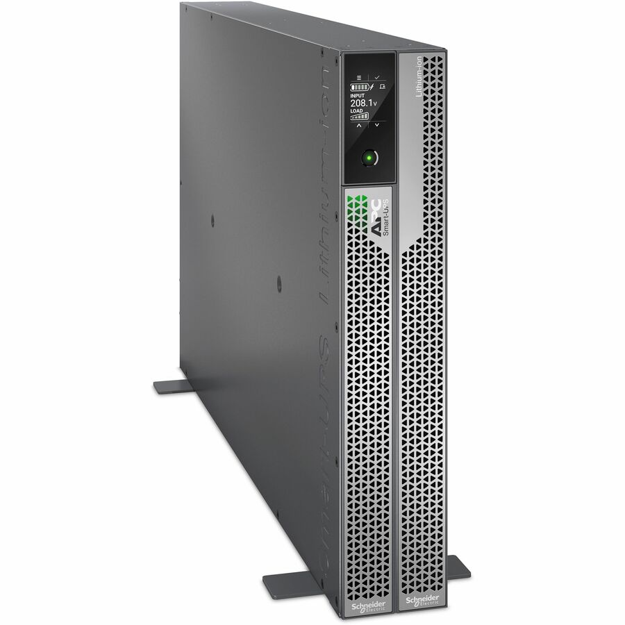 APC Smart-UPS Ultra On-Line, 5000VA, Lithium-ion, Rack/Tower 2U, 208V, 2 L6-20R + 2 L6-30R NEMA outlets, Network Card, Extended runtime, W/rail kit