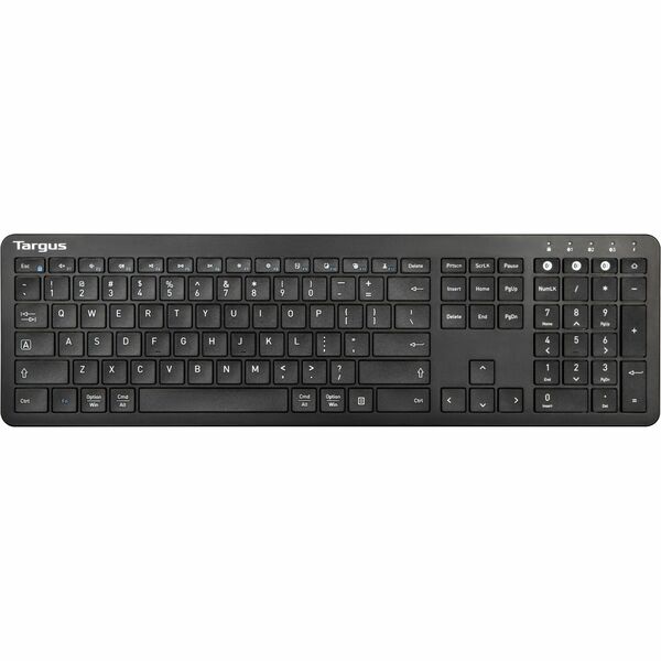 Full-Size Multi-Device Bluetooth Antimicrobial Keyboard [Black]