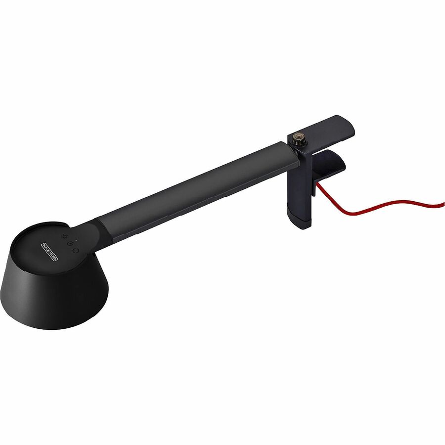 Bostitch Verve Adjustable LED Desk Lamp - LED Bulb - Adjustable, Dimmable, Swivel Base, Color Changing Mode, Durable - Aluminum - Desk Mountable - Black - for Desk