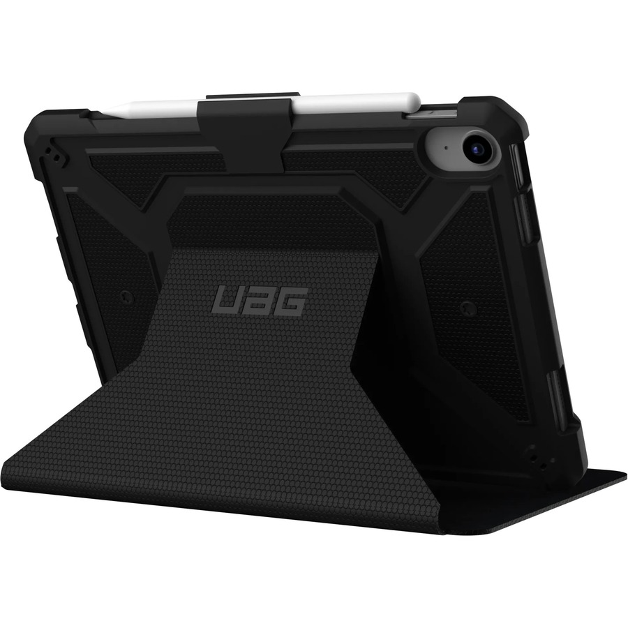 Urban Armor Gear Metropolis Carrying Case (Folio) for 10.9" Apple iPad (10th Generation) Tablet, Apple Pencil - Black