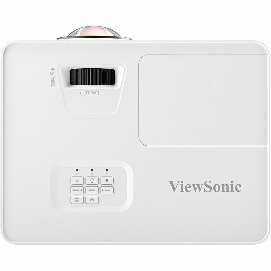 ViewSonic PS502W - 4000 Lumens WXGA Bright Short Throw Projector with Dual HDMI, USB A