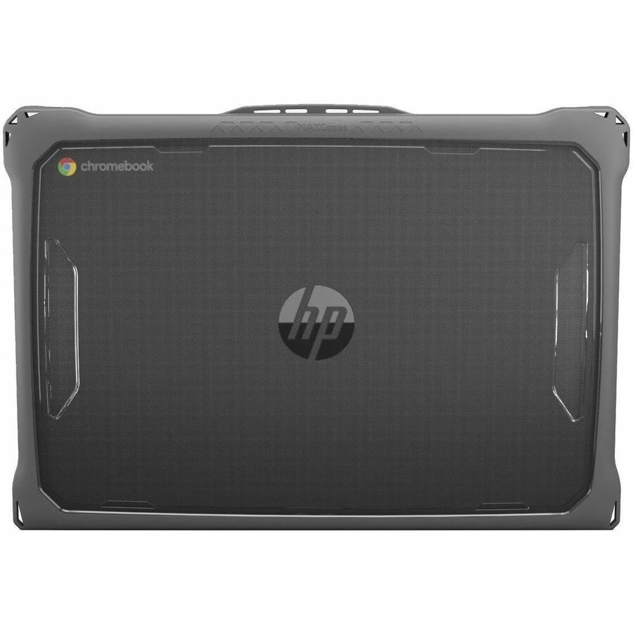 Grey and clear slide case for HP Fortis G10 14 laptop — top view