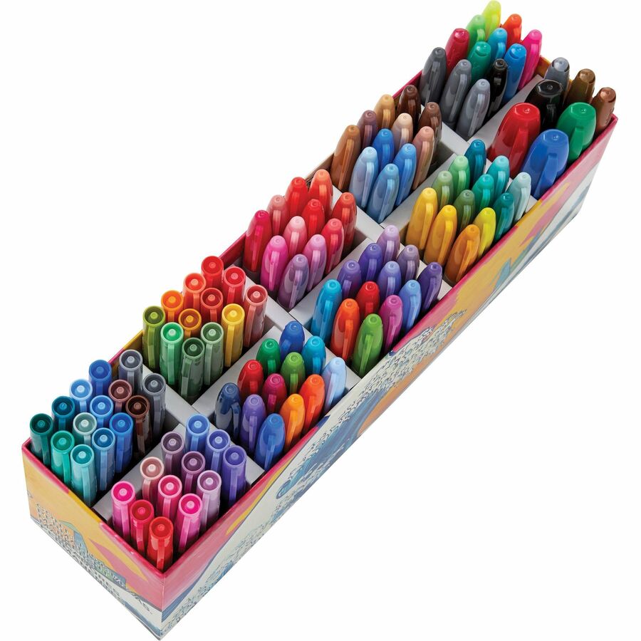 Permanent Markers Ultimate Collection Value Pack, Assorted Tip Sizes/Types,  Assorted Colors, 115/Set