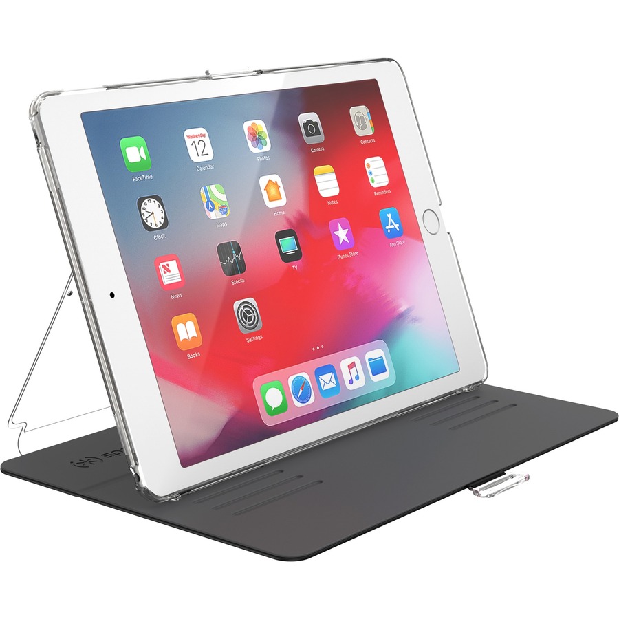 Speck Balance FOLIO Carrying Case (Folio) for 10.5" Apple iPad Air - Black, Clear