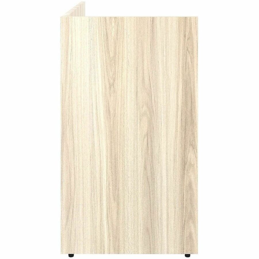 Lorell Essential Series Laminate Desking & Accessory - x 1" Thickness Table Top, 41.5" Height x 42" Width x 24" Depth - Material: Laminate - Finish: Modern Elm - Laminate Table Top - Durable - For Reception Area, Desk, Desktop, Document - 1 Each