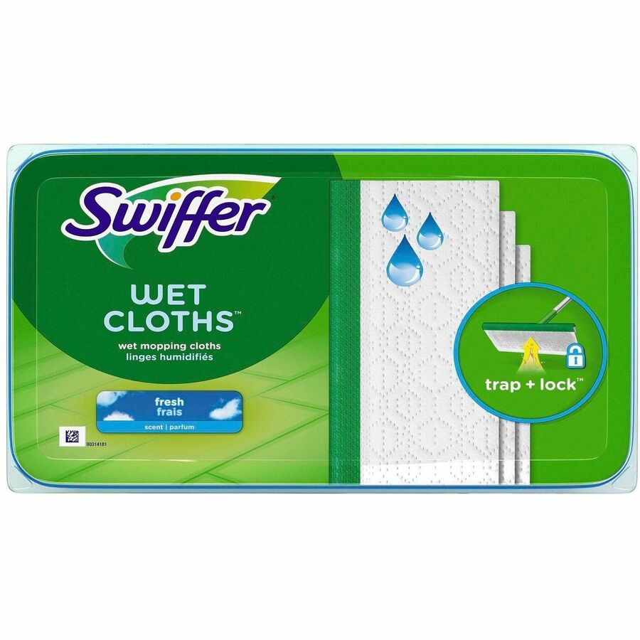 PGC75588CT - Swiffer Wet Cloths for the Swiffer Sweeper remove dust instead of just moving it around for dust-free clean. Wet cloths are safe for wood, ceramic, vinyl tile, electronics and other hard surfaces. Do not use wet cloths on unfinished, oiled, or waxed wooden boards, nonsealed tiles or carpeted floors. Wet cloths leave no residue.   