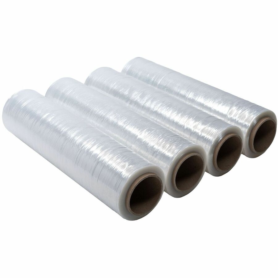 Lindenmeyr Cast Conventional Hand Film - 18" Width x 1476 ft Length - Puncture Resistant - Clear - 4 / Carton - Kennedy Office