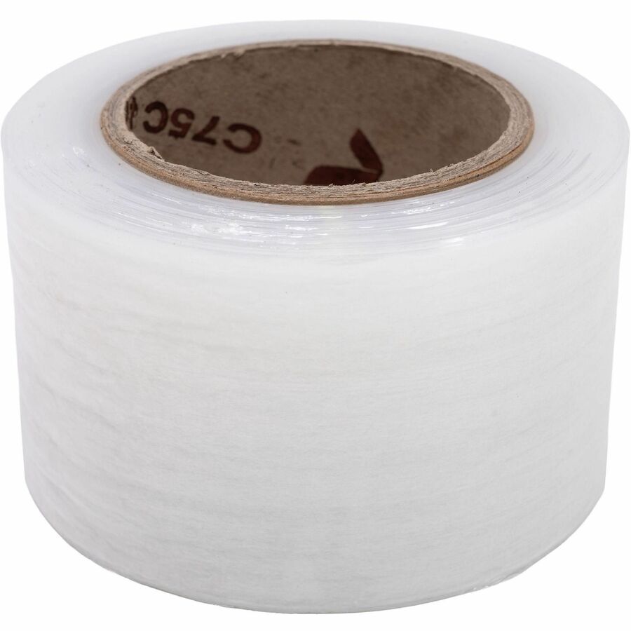 Lindenmeyr Explorer Stretch Film - 3" Width x 1000 ft Length x 100 mil Thickness - Puncture Resistant, Disposable - Clear - 18 / Carton - Kennedy Office