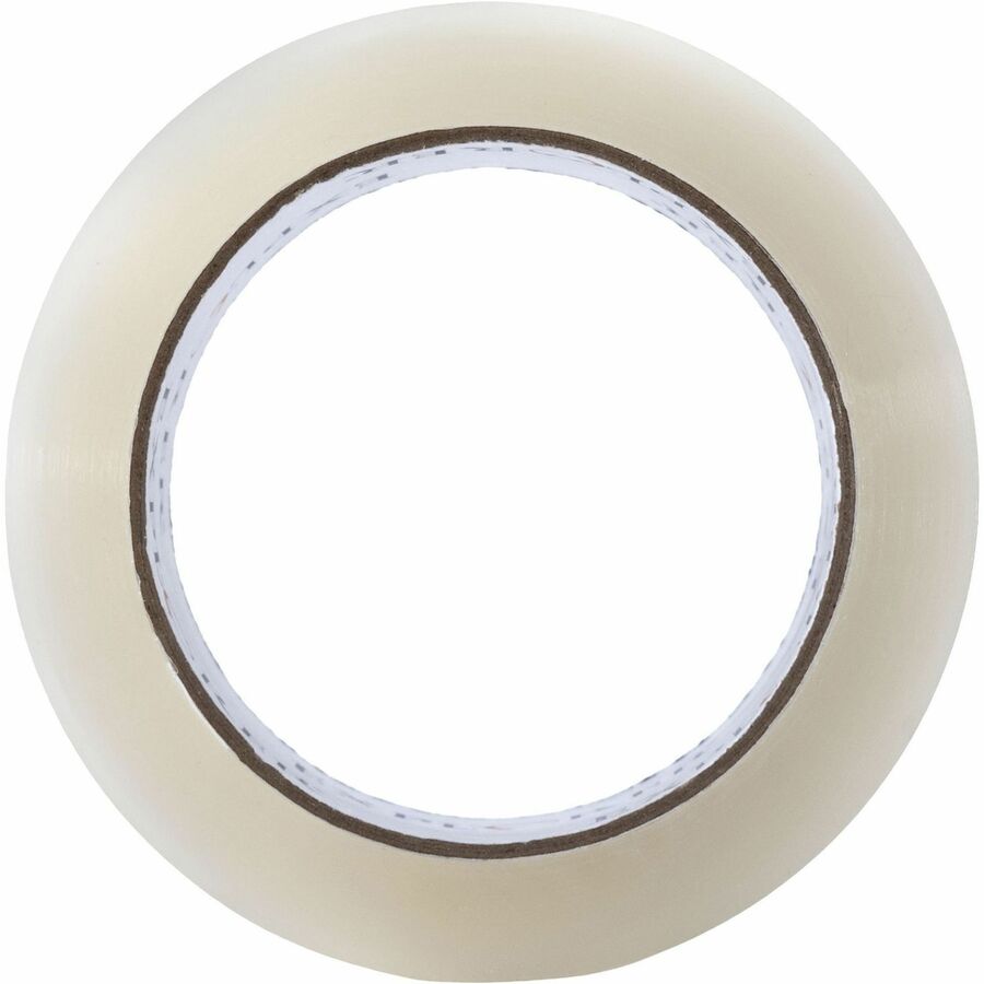 Lindenmeyr Explorer Hot Melt Carton Sealing Hand Tape - 110 yd Length x 3" Width x 1.8 mil Thickness - Clear - Split Resistant, Tear Resistant - For Sealing, Carton - 24 / Carton - Kennedy Office