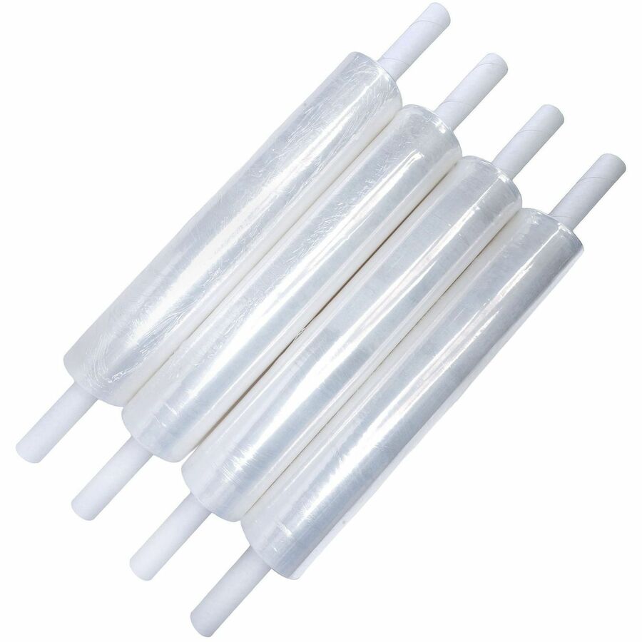 Lindenmeyr Explorer Stretch Film - 20" Width x 1000 ft Length - Puncture Resistant, Disposable - Clear - 4 / Carton - Kennedy Office