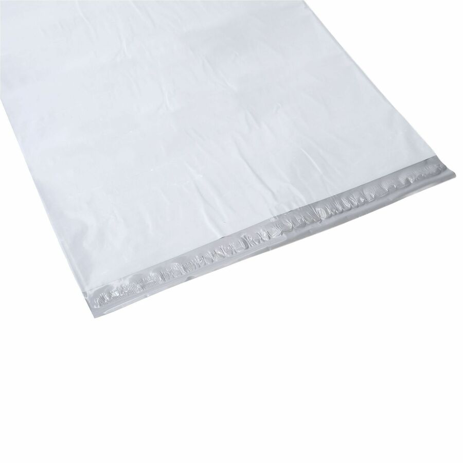 Lindenmeyr Explorer Poly Self-Seal Mailers - Mailing/Shipping - #8 - 19" Width x 24" Length - Self-sealing - White - Polyethylene - 120 / Carton - Kennedy Office