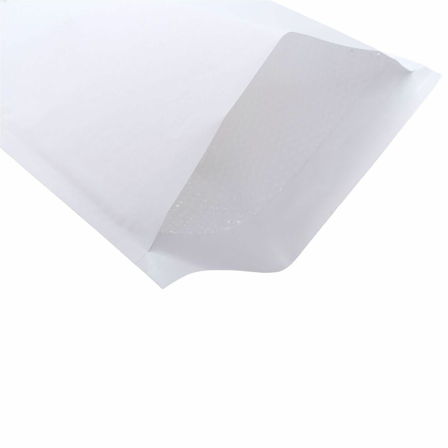 Lindenmeyr Explorer Self-Seal Paper Bubble Mailers - Bubble/Shipping - #6 - 12 1/2" Width x 19" Length - Self-sealing - White - Paper - 50 / Carton - Kennedy Office