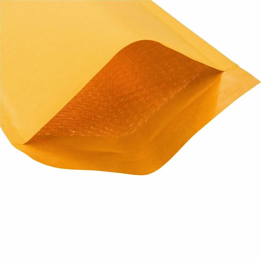 Lindenmeyr Explorer Kraft Self-Seal Bubble Mailers - Bubble/Shipping - #3 - 8 1/2" Width x 14 1/2" Length - Self-sealing - Kraft - Kraft - 100 / Carton - Kennedy Office