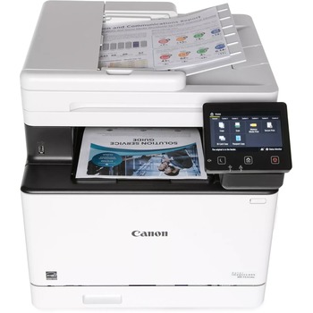 Canon imageCLASS MF751Cdw Wireless Laser Multifunction Printer, Color, Copier/Printer/Scanner, 35 ppm Mono/35 ppm Color Print, 1200 x 1200 dpi Print, Automatic Duplex Print, White