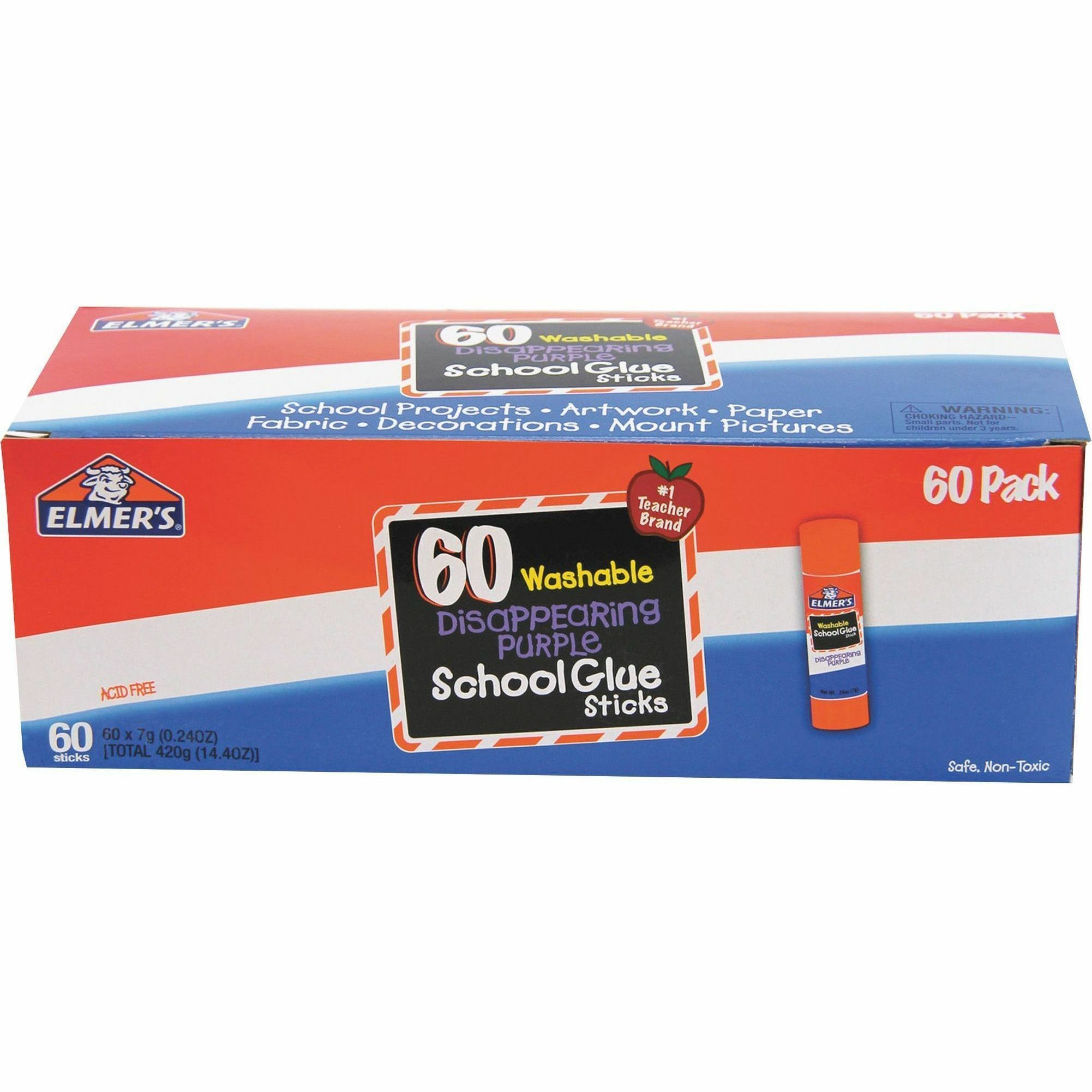 Elmer's Disappearing Purple School Glue Sticks JD Office Products