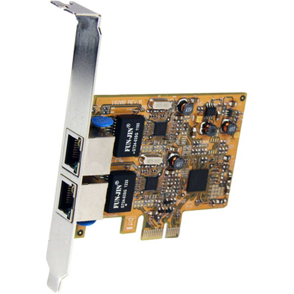STARTECH Dual Port Gigabit PCI Express Server Network Adapter Card