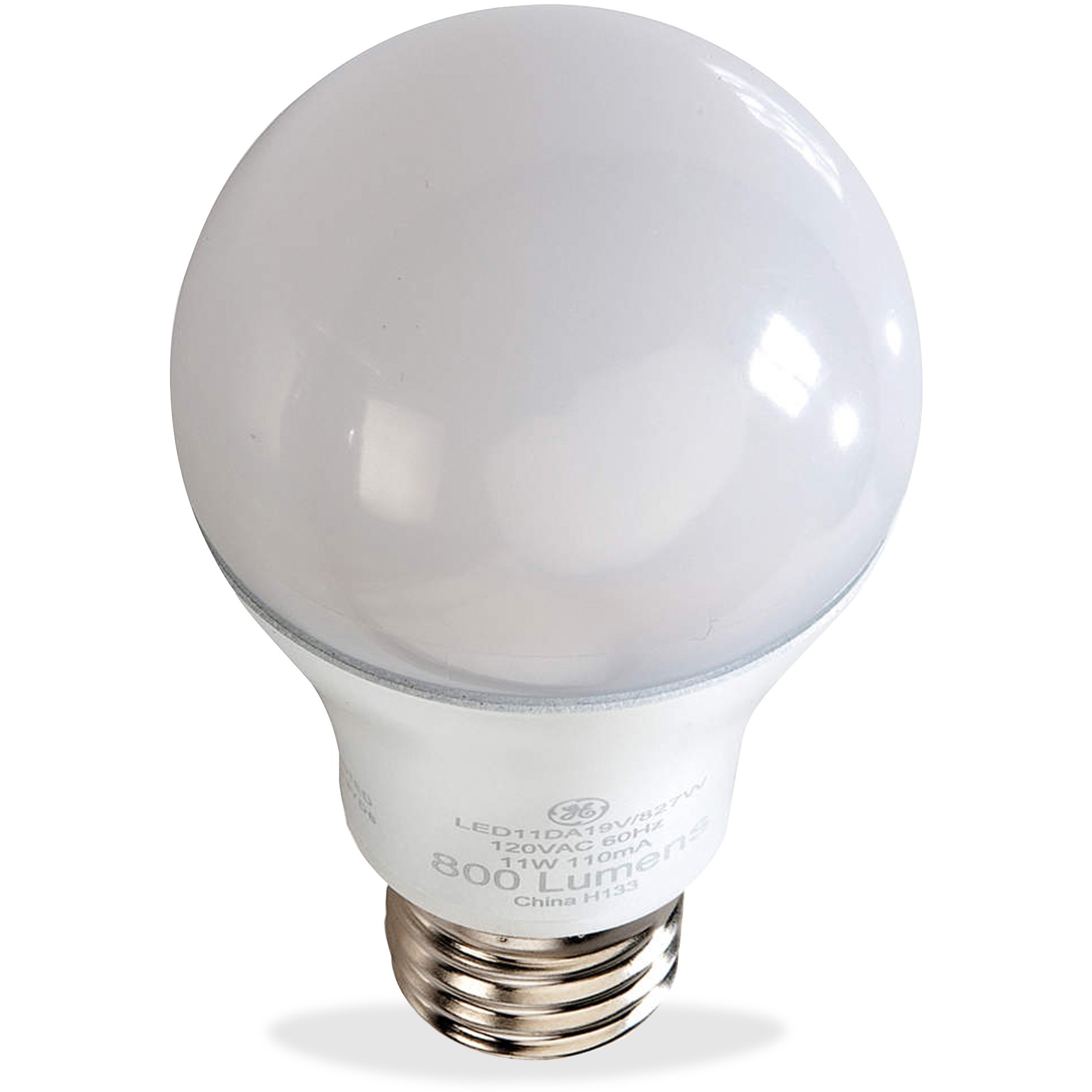 GE 13791 11-watt dimmable A19 LED bulb 800 lumens 2700 K — top view