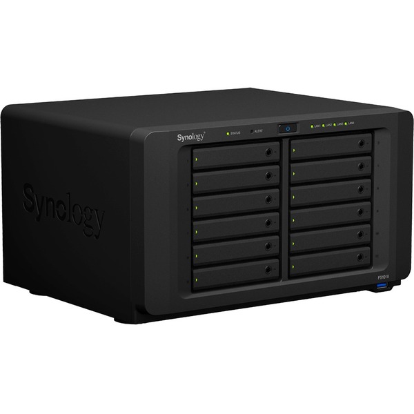 Synology FS1018 FlashStation 12-Bay NAS Server - Diskless, 4x GbE LAN, 8GB RAM (FS1018)