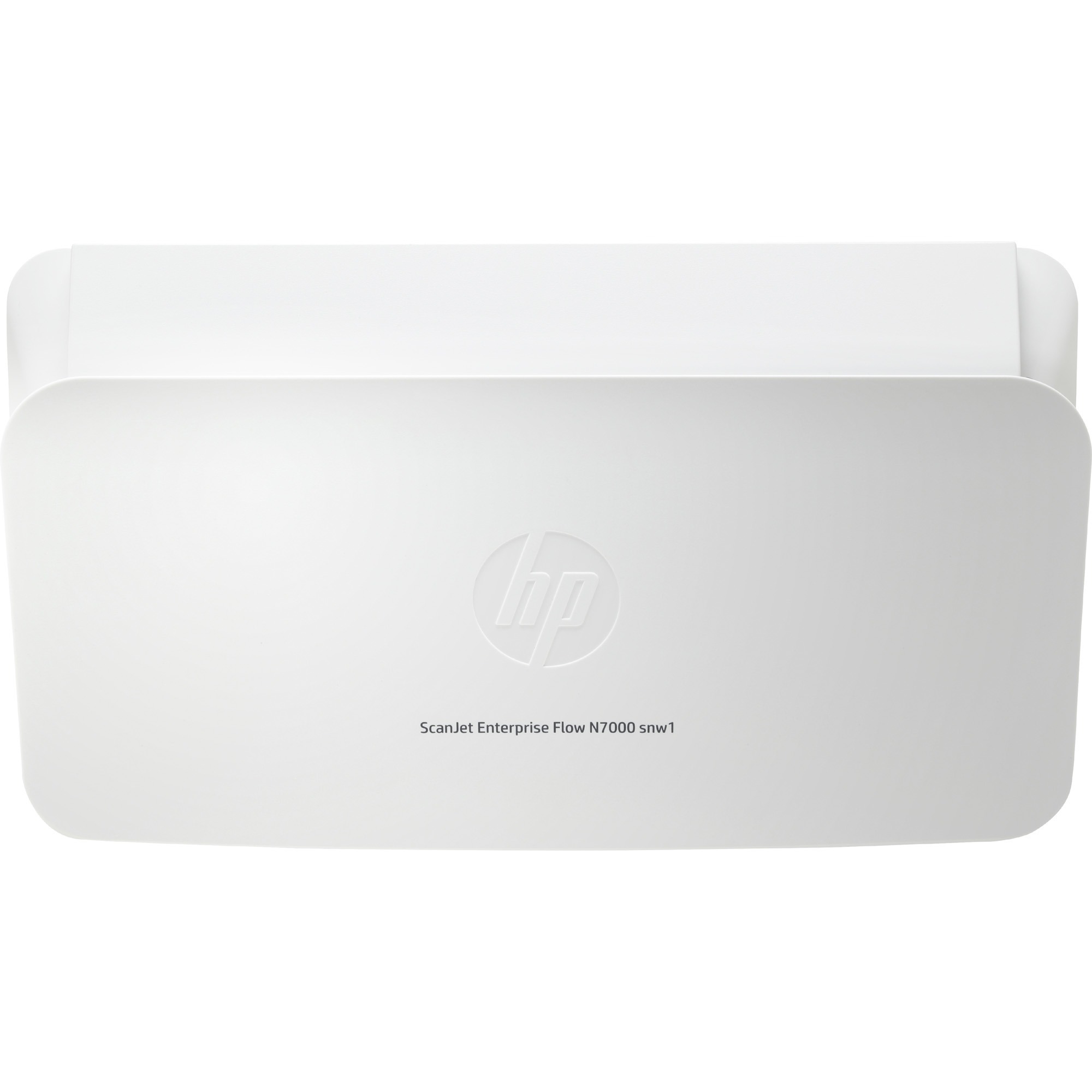 HP ScanJet Ent Flow N7000 snw1 desktop document scanner with 80-sheet ADF and duplex scanning — top view