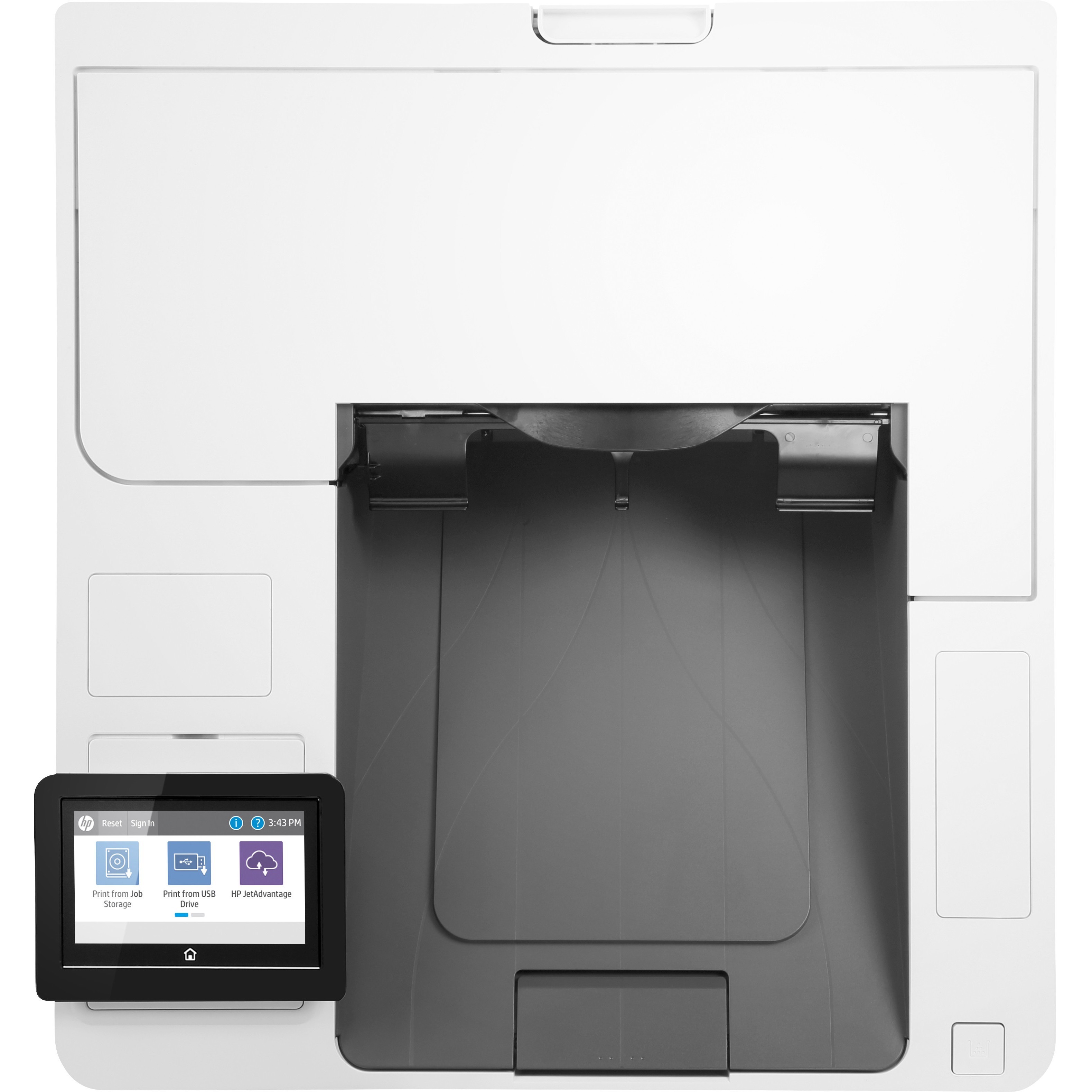 HP PRINTER MONO SF LASERJET ENTERPRISE M612DN (TAA) — top view