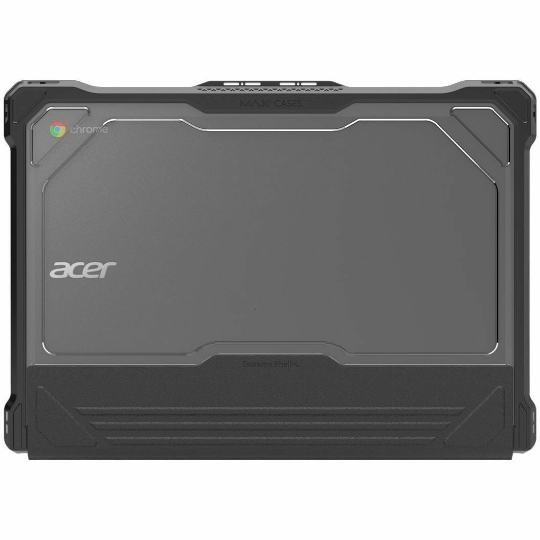 Black EXTREME SHELL-L case for Acer C722 Chromebook 11 — top view