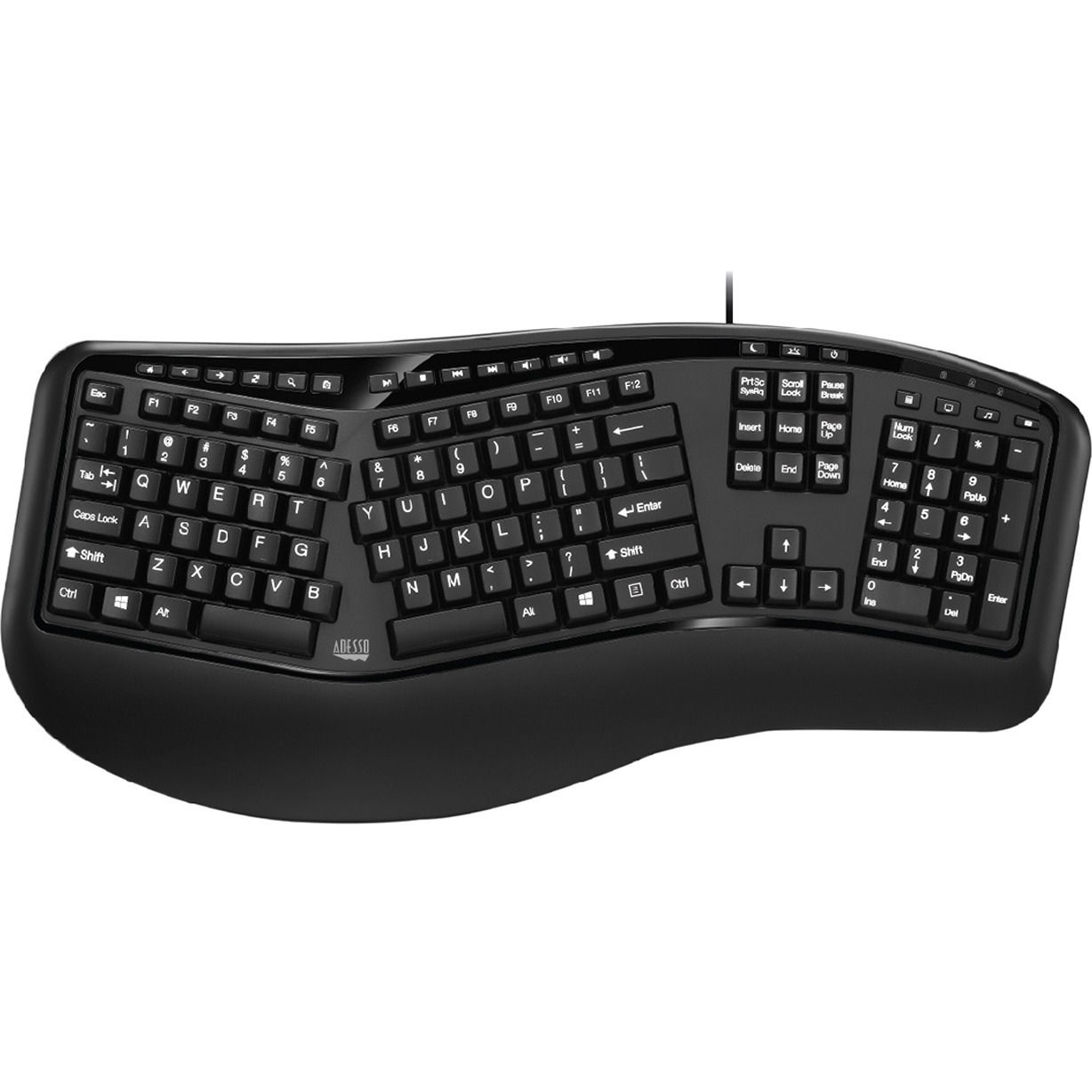 ADESSO 2X LARGE PRINT ERGOMONIC KEYBOARD