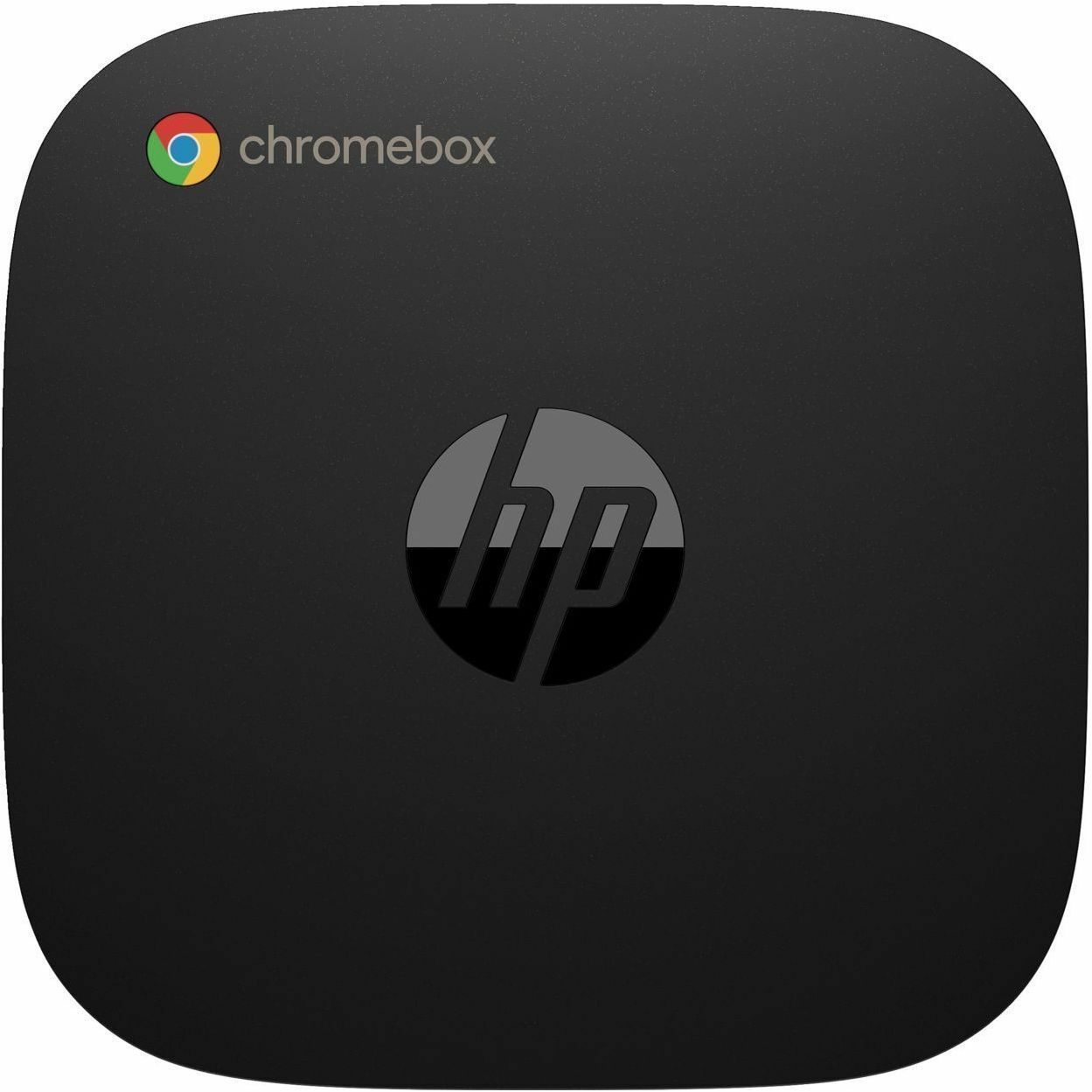 HP CBXEntG4 mini PC with Intel Core i3-1315U, 8 GB RAM, and 64 GB eMMC storage — top view