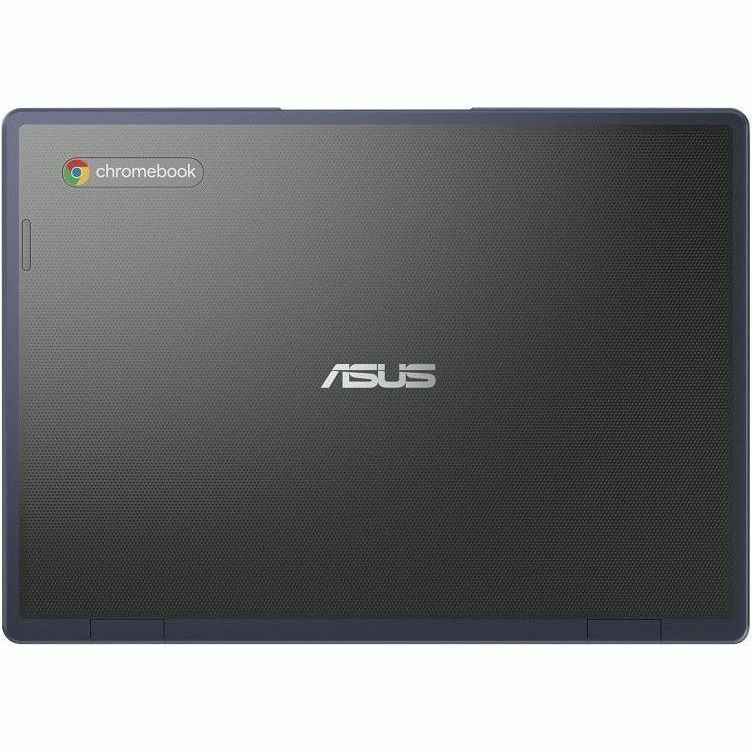 ASUS Chromebook CZ1204CM2A-YZ42T in grey with 12.2-inch WUXGA touchscreen — top view