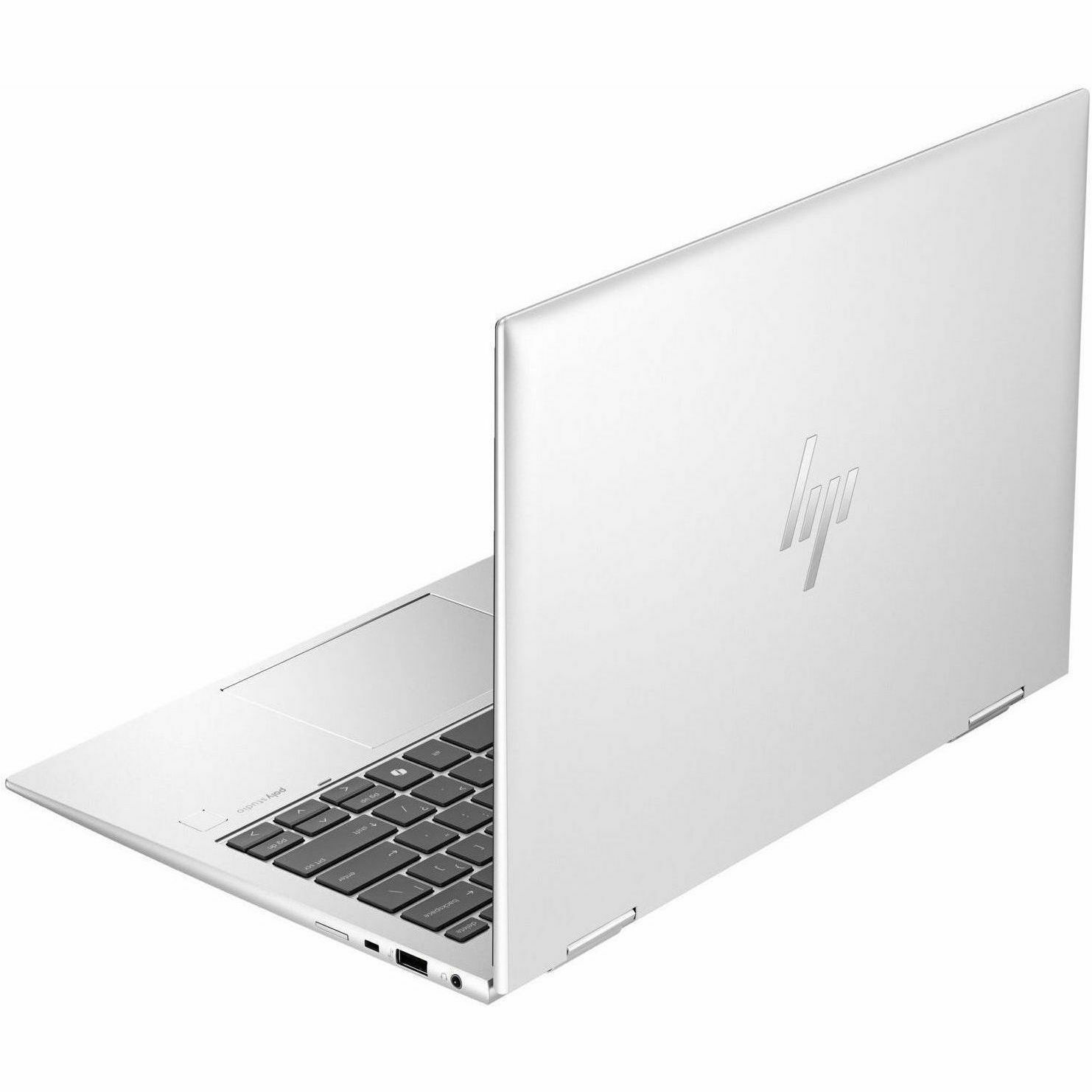 HP Elite x360 830 G11 13.3-inch business 2-in-1 laptop with touchscreen — top view