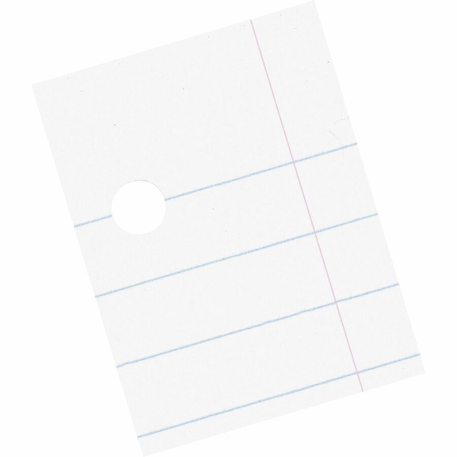 School Smart 5-hole Punched Filler Paper W/ Red Margin, 8-1/2 X 11 Inches,  Wide Ruled, 500 Sheets : Target