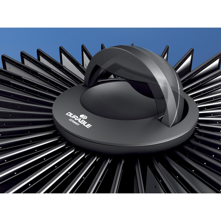 DURABLE® SHERPA® Carousel Desktop Reference Display System Zerbee