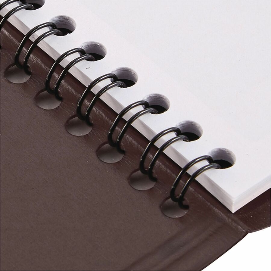 At-A-Glance 2DPP Undated Planning Notebook - Daily - January to December - 2 Day Single Page Layout - 8 1/2" x 11" Sheet Size - Wire Bound - Gray - Poly - Pocket, Index Sheet, Notes Area, Reference Calendar - 1 Each