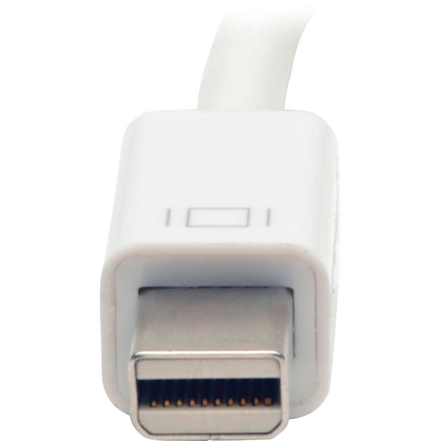 Tripp Lite by Eaton Keyspan Mini DisplayPort to Active VGA Adapter Video Converter (M/F) White 6-in. (15.24 cm)