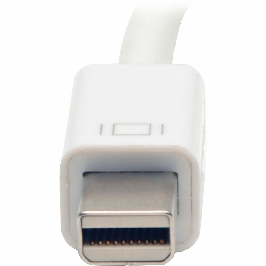 Tripp Lite by Eaton Keyspan Mini DisplayPort to Active VGA Adapter Video Converter (M/F) White 6-in. (15.24 cm)