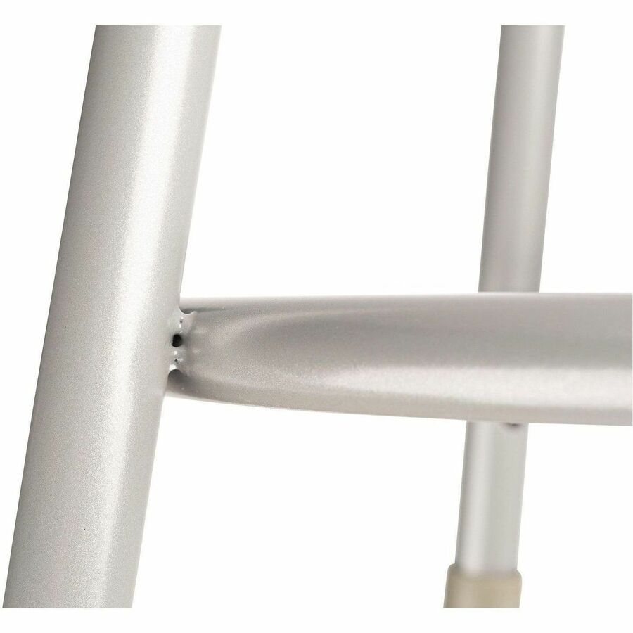 National Public Seating 6200 Series Heavy-Duty Stools - Masonite Seat Color - Masonite Seat Material - Gray Frame Color - Steel Frame Material - Four-legged Base - Steel - 1 Each