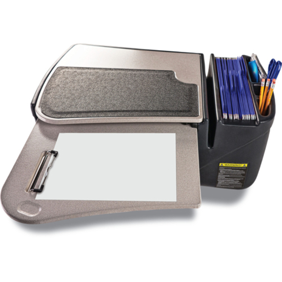 AutoExec GripMaster Car Desk With Power Inverter - Mobile Office For Vehicles