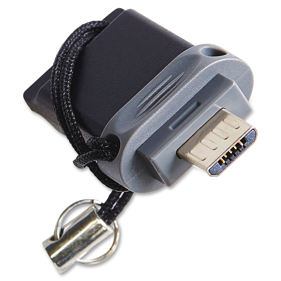 Lecteur flash double USB 2.0 Store 'n' Go pour p&eacute;riph&eacute;riques micro-USB - Verbatim