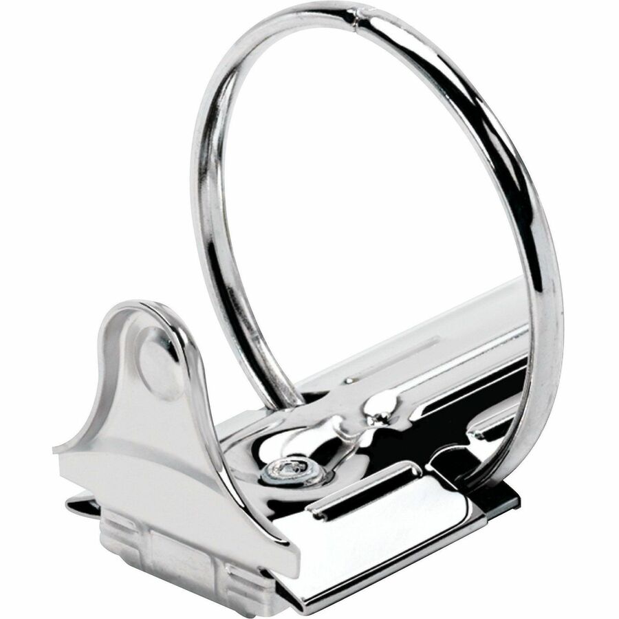 Business Source Basic Round Ring Binders - 1 1/2" Binder Capacity - Letter - 8 1/2" x 11" Sheet Size - 350 Sheet Capacity - 3 Ring(s) - Fastener(s): Round Ring - Pocket(s): Inside Front & Back - Chipboard, Polypropylene - Green - Exposed Rivet, Sturdy, Op