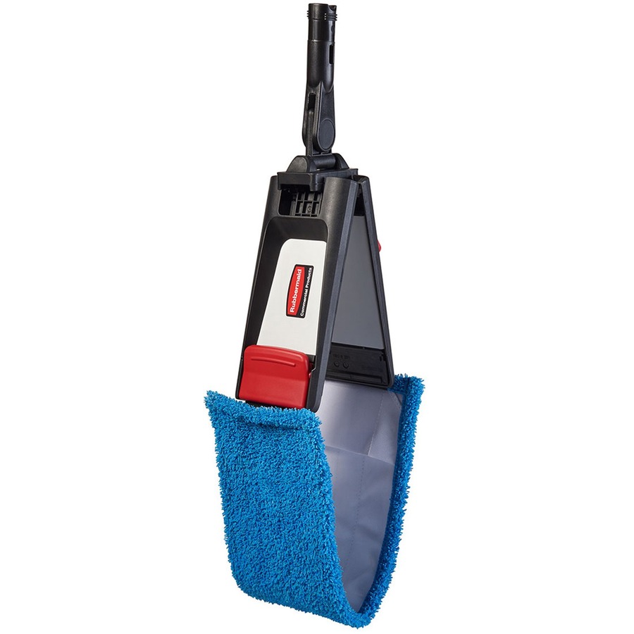 Rubbermaid® Commercial Adaptable Flat Mop Kit, 19.5 x 5.5 Blue
