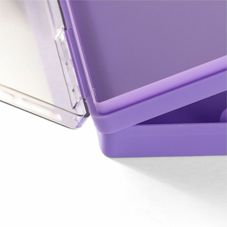 Officemate - Boîte de rangement avec pince