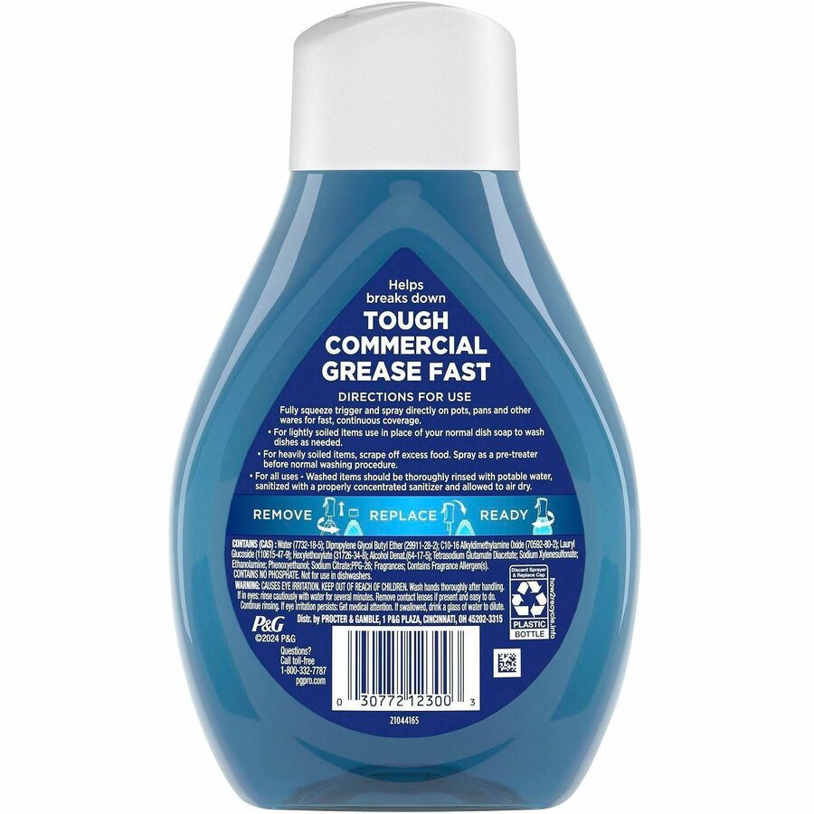 Dawn Pro Hvy Duty Powerwash Spray - For Multipurpose - Spray - 16 fl oz (0.5 quart) - Fresh Scent - Recommended For: Food Remover, Grease Remover, Grime Remover, Scuff Mark Remover, Dirt Remover - Heavy Duty - Blue - 1 Bottle