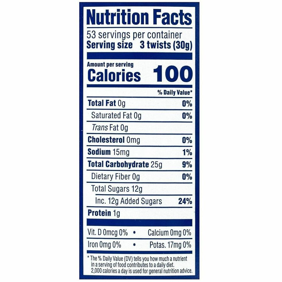 Green Rabbit Red Vines Original Red Twists - Original - Preservative-free - 3.50 lb Jar - 1 / Carton