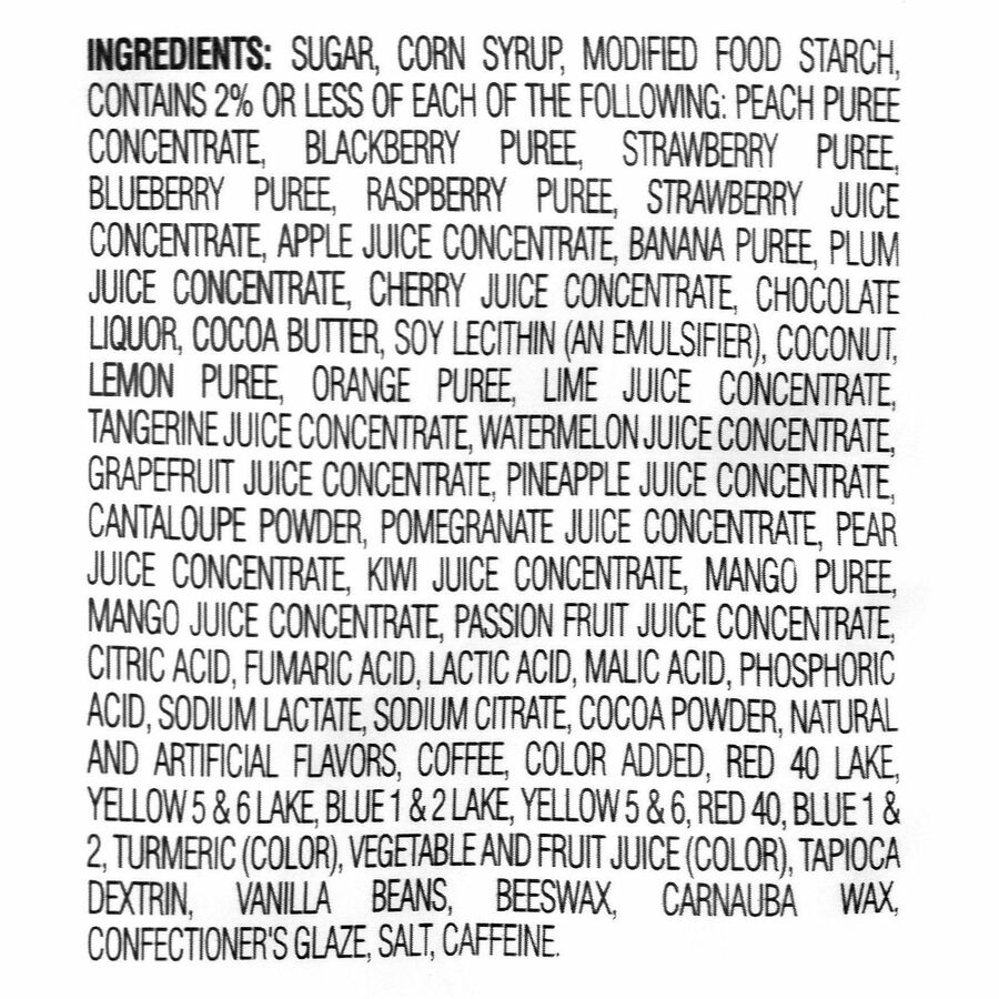 Green Rabbit Jelly Bean - Assorted - Gluten-free, Peanut-free, Dairy-free, Fat-free - 3 lb - 1 Bag